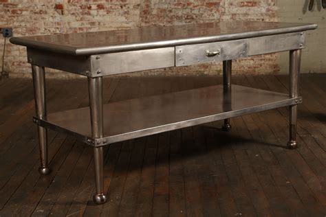 stainless steel kitchen tables